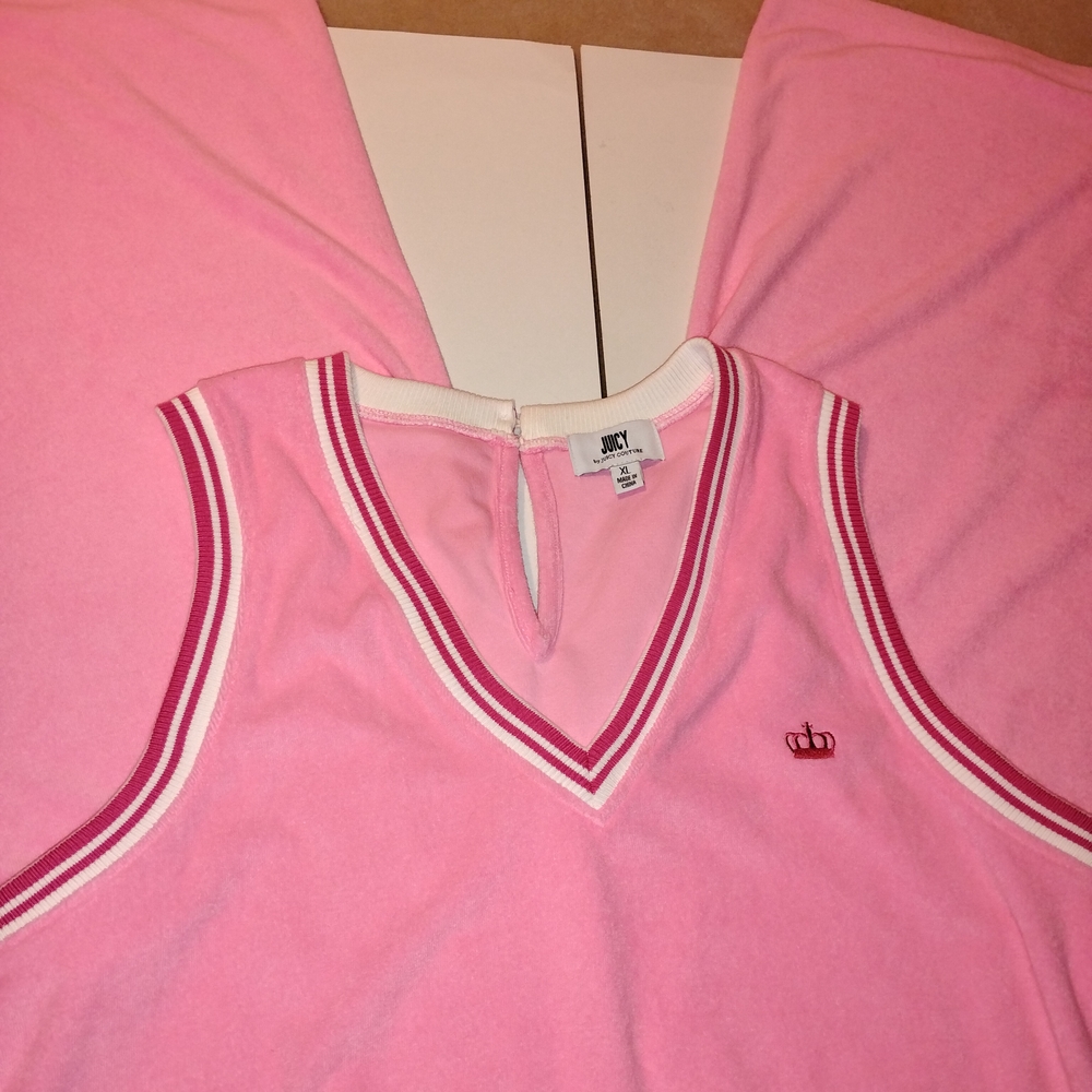 Juicy Couture Pink Sleeveless Top